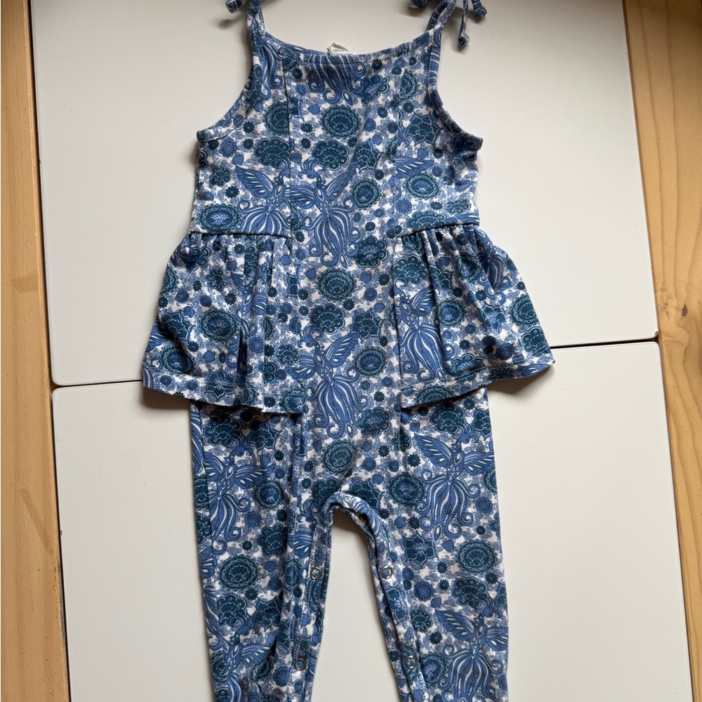 Kate Quinn Fireball Blue Kids Romper Jumpsuit